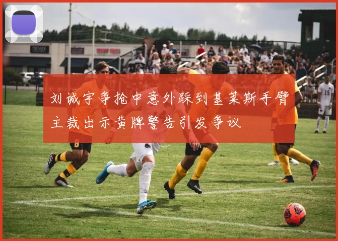 刘诚宇争抢中意外踩到基莱斯手臂主裁出示黄牌警告引发争议